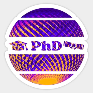 PhD graduation gifts Sticker